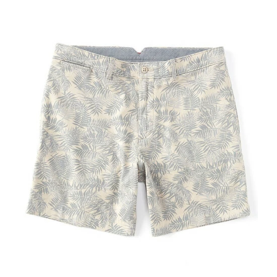 Outlet ✔️ Cremieux Soho Slim-Fit Palm Printed Garment-Dyed 7#double; Inseam Shorts Dusty Blue 👏 9 Outlet ✔️ Cremieux Soho Slim-Fit Palm Printed Garment-Dyed 7#double; Inseam Shorts Dusty Blue 👏 - Image 7