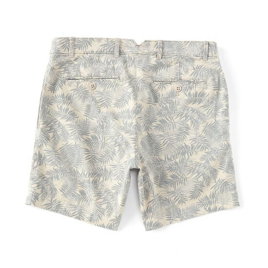 Outlet ✔️ Cremieux Soho Slim-Fit Palm Printed Garment-Dyed 7#double; Inseam Shorts Dusty Blue 👏 10 Outlet ✔️ Cremieux Soho Slim-Fit Palm Printed Garment-Dyed 7#double; Inseam Shorts Dusty Blue 👏 - Image 8