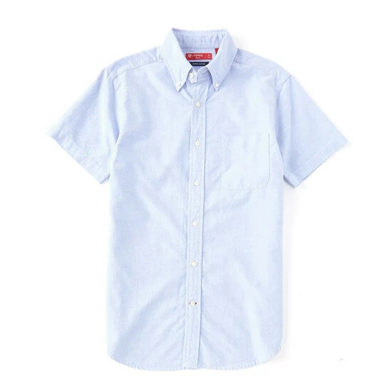 Cheapest ⭐ Cremieux Slim-Fit Solid Oxford Short-Sleeve Woven 👚 Shirt Bright Aqua 🔔 6 Cheapest ⭐ Cremieux Slim-Fit Solid Oxford Short-Sleeve Woven 👚 Shirt Bright Aqua 🔔 - Image 4