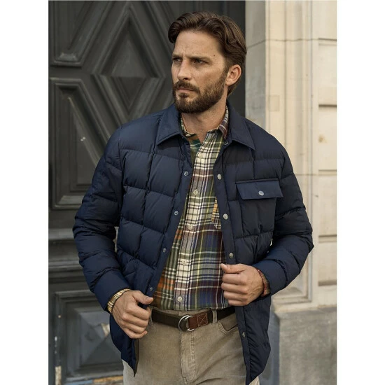 Best Pirce 👍 Cremieux Patch Pattern Double Pocket Twill Long-Sleeve Woven 👚 Shirt Multi Color 👏 4 Best Pirce 👍 Cremieux Patch Pattern Double Pocket Twill Long-Sleeve Woven 👚 Shirt Multi Color 👏 - Image 2